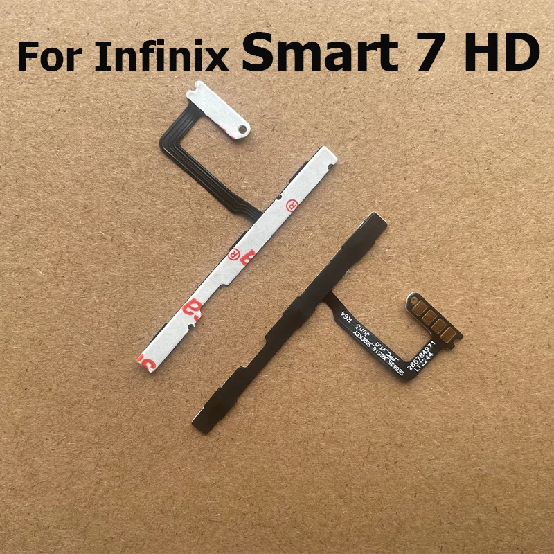 Power Flex For Infinix Smart 8 7 6 5 Pro Plus HD Switch Power On Off أزرار الصوت كتم التحكم مفتاح الشريط الكابلات المرنة