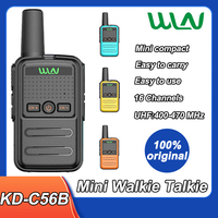 WLN KD-C56B Mini Children's Walkie Talkie UHF 400-470MHz Long Range Two Way Radio Outdoor Camping Handheld Transceiver Toy Gift