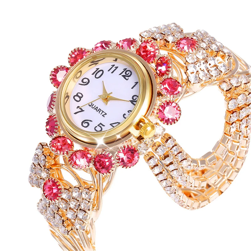 Pffee relógio de luxo pulseira para mulheres diamante relojes de pulsera de cuarzo senhoras relógio montres femmes presente para namorada