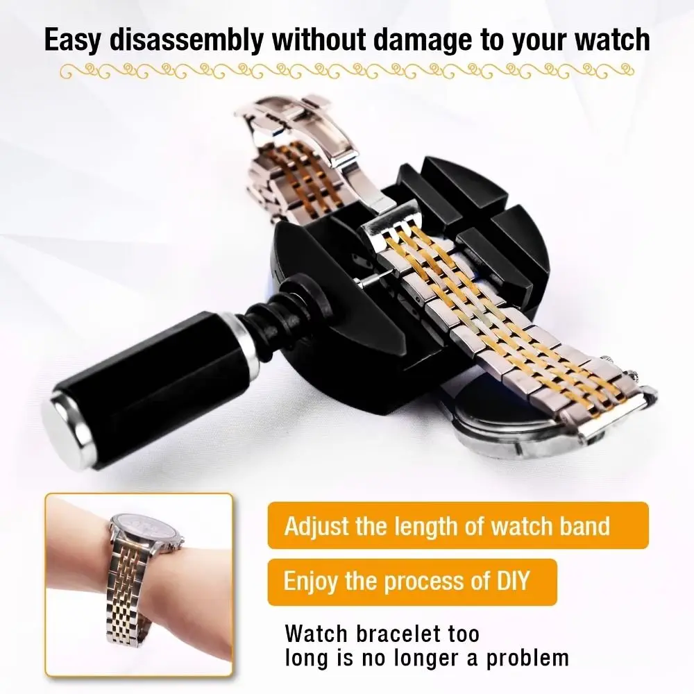 52Pcs/set Precision Watch Link Removal Tool Kit Durable Pin Extraction Strap Chain Pin Remover