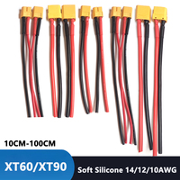 XT60 XT90 Female / Male Plug Battery Parallel Connector with Silicone Flexible Wire14AWG /12AWG/10AWG for RC Lipo Battery Motor