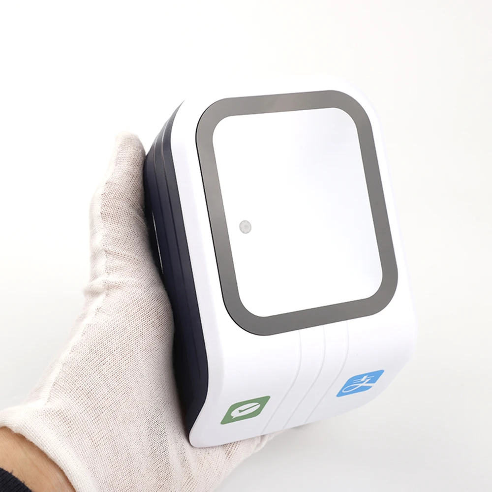 Escáner de código de barras QR, caja de escaneo de código de pago móvil, ventana grande, Sensor automático de escritorio, supermercado, tienda minorista