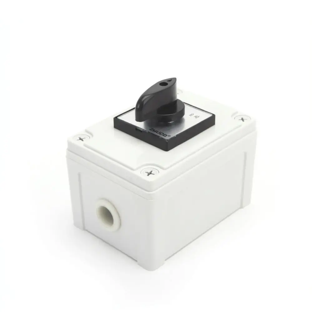 Industrial Rotary Selector Switch For Zhuochao LW12 16 D0414 2D With Sealed Enclosure Silver Contact Component