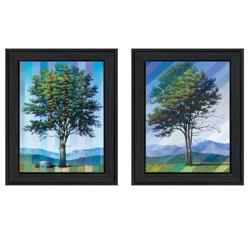Catching Light As Time Passes 2-Piece Set With Black Frame By Tim Gagnon