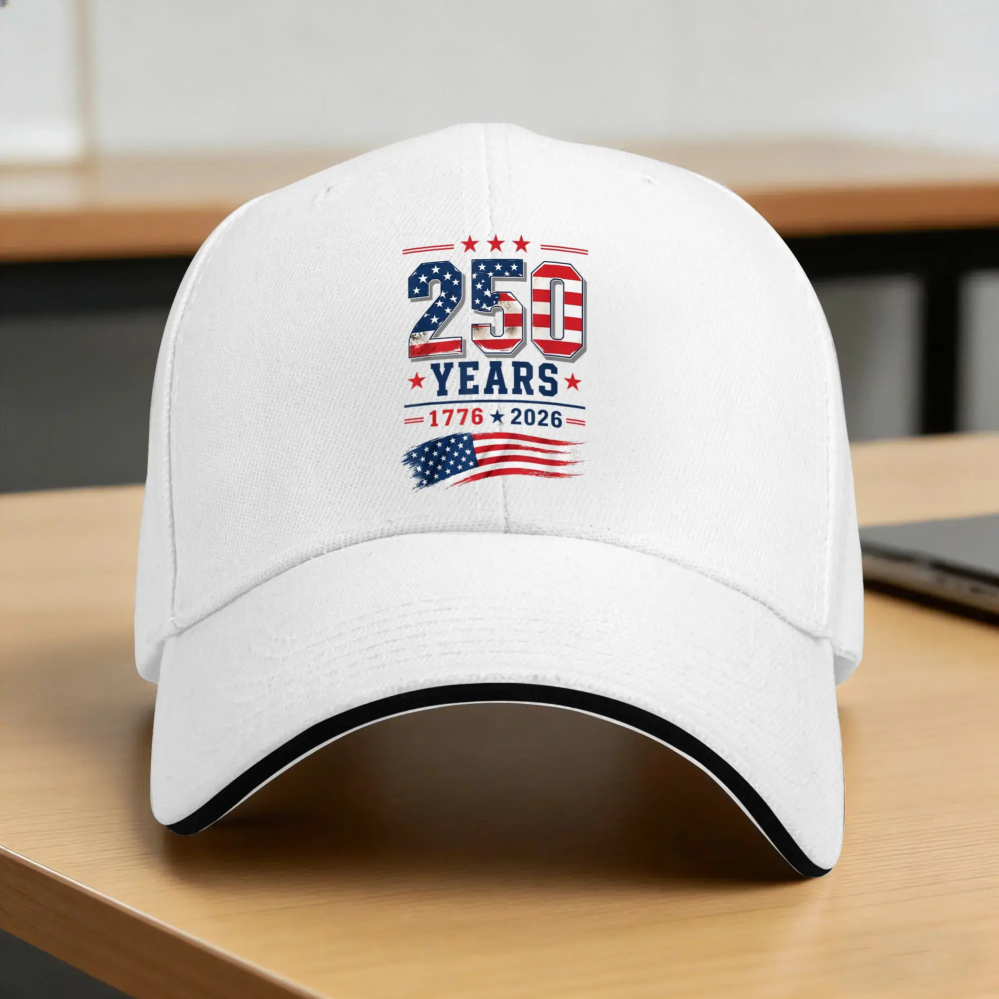Casual Baseball Cap 4th of July Shirts USA 250th Anniversary America Flag  Outdoor Sport Hip Hop Hats Unisex Funny Baseball Caps