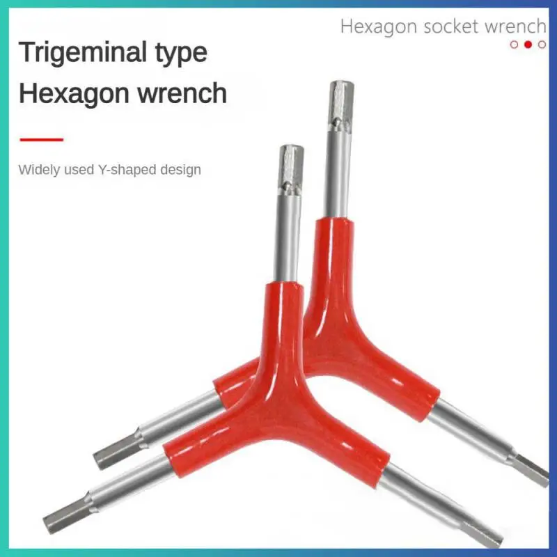 La nuova chiave per riparazione di biciclette Y-type 4/5/6mm chiave esagonale in acciaio cromato viene utilizzata per gli strumenti di riparazione