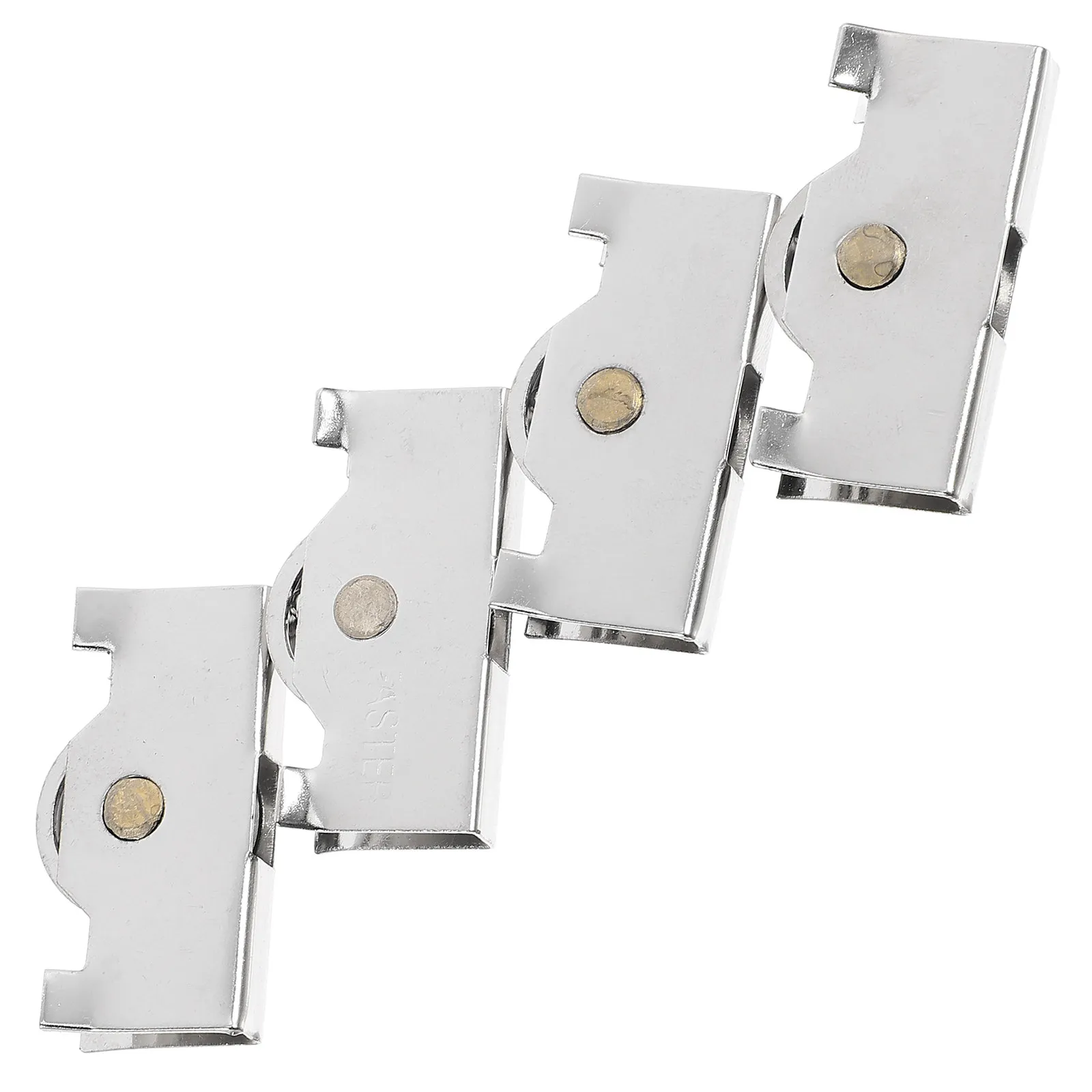 Kit de remplacement de roulettes pour porte coulissante en verre, 4 pièces, roulettes pour porte coulissante, fonctionnement fluide, stable et silencieux, quincaillerie, roue en métal