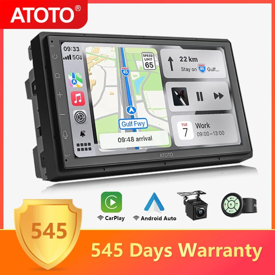 

ATOTO 7 inch Car Radio 2Din Wireless Carplay Monitor Screen Display Android Auto Car Stereo Multimedia GPS Player 2 Din F7G2B7WE