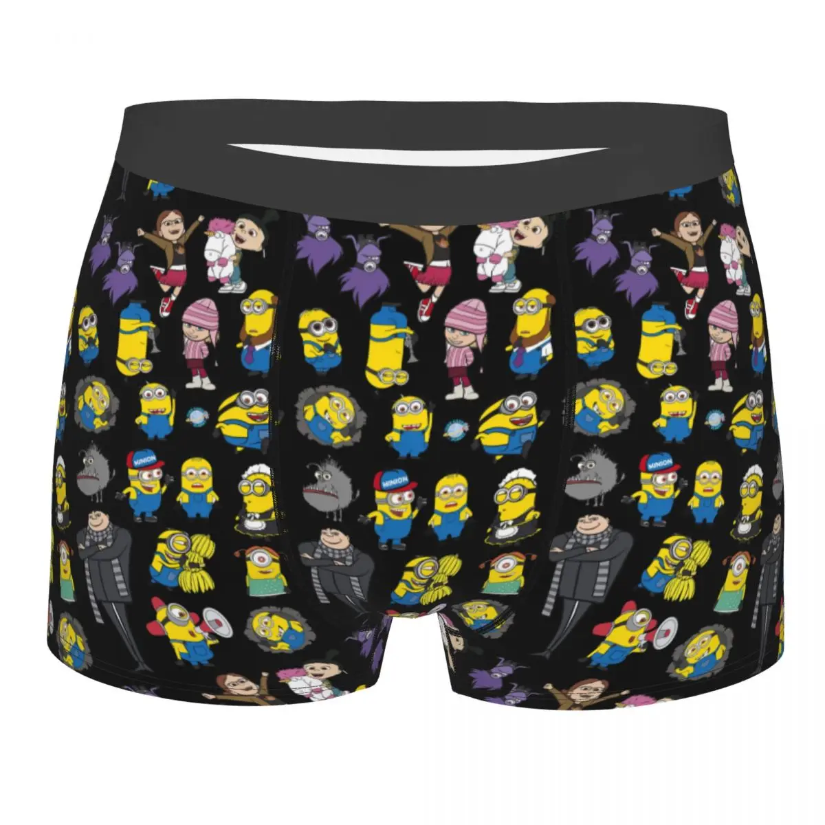 

Custom Anime M-Minions Cartoon Underwear Men Print Boxer Shorts Panties Briefs Soft Underpants
