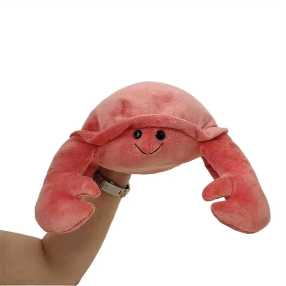 ตุ๊กตามือตุ๊กตาสัตว์ทะเล Movable ปากตุ๊กตาสัตว์ตุ๊กตา Shark Puppet Octopus Crab Telling Story คนรักสัตว์