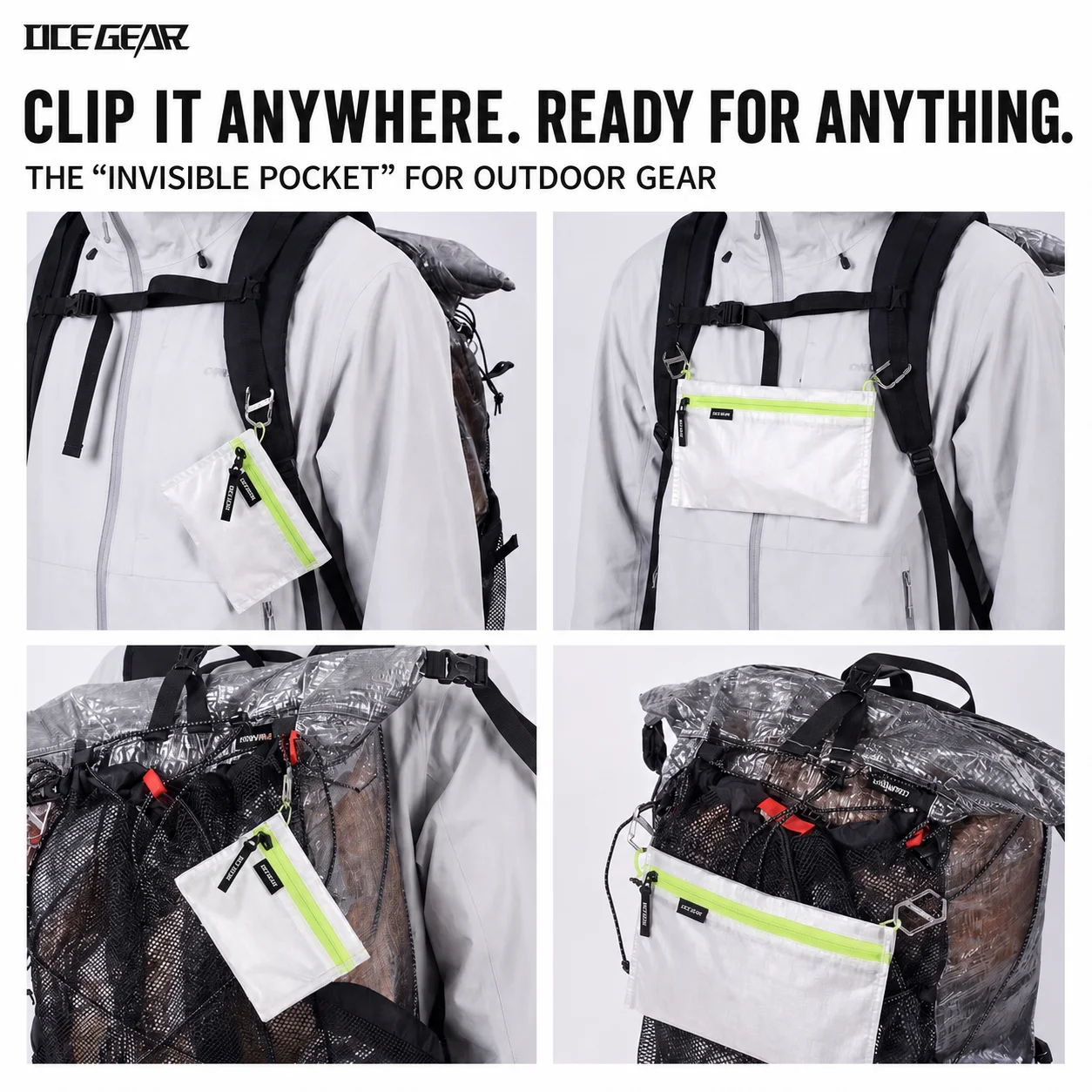 超軽量 DCF ダイニーマ収納ポーチ防水ジッパーバッグ軽量キ - Hiking Backpack Waterproof のレビューと価格