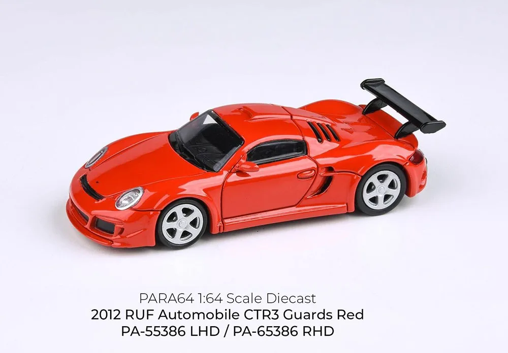 New 1/64 Scale 2012 RUF CTR3 Clubsport Cars Diecast Alloy Toys Simulation Model For Collection gift