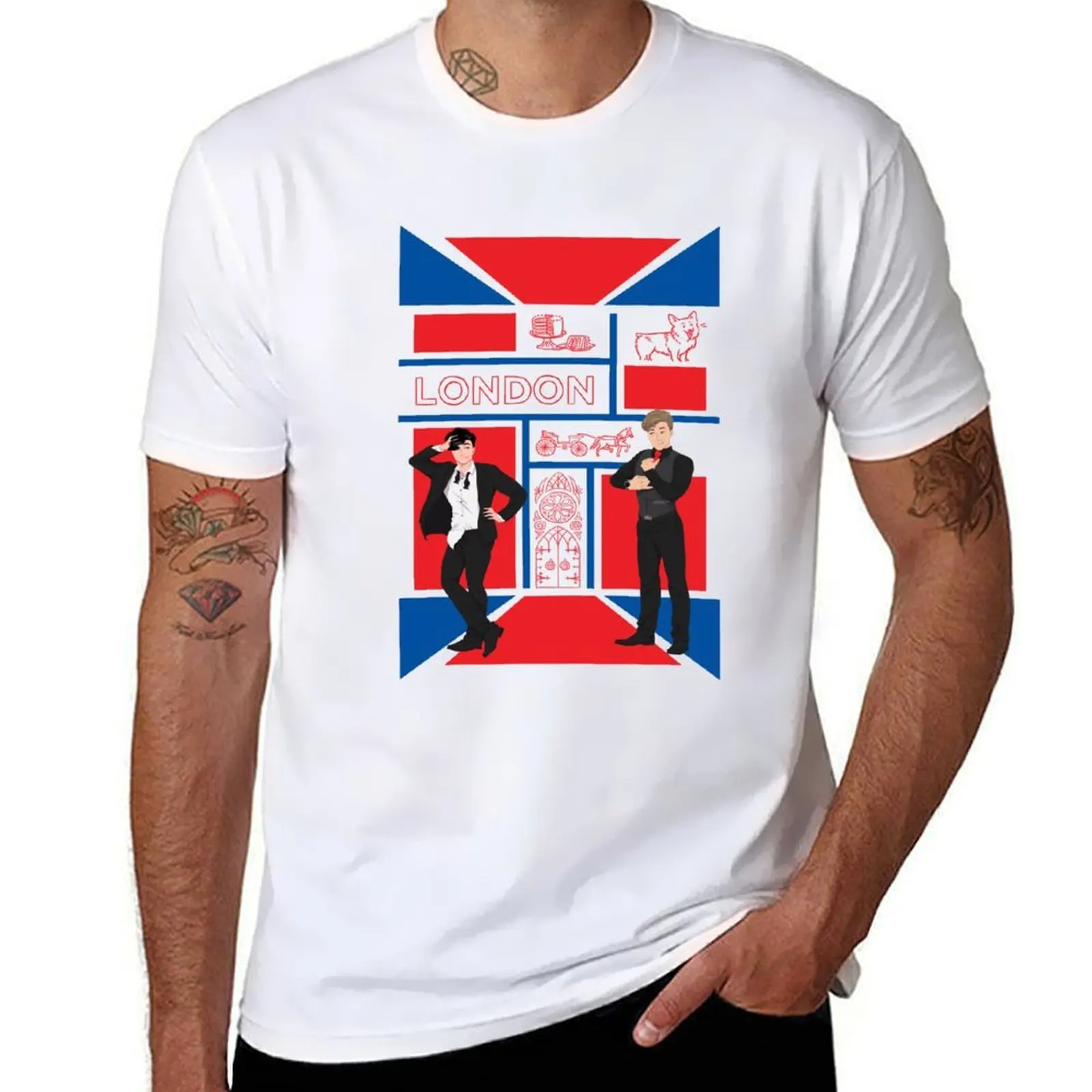 

Paint the Town Red White and Blue T-Shirt t shirts for man pack cotton funny t shirts dark humor T-Shirt