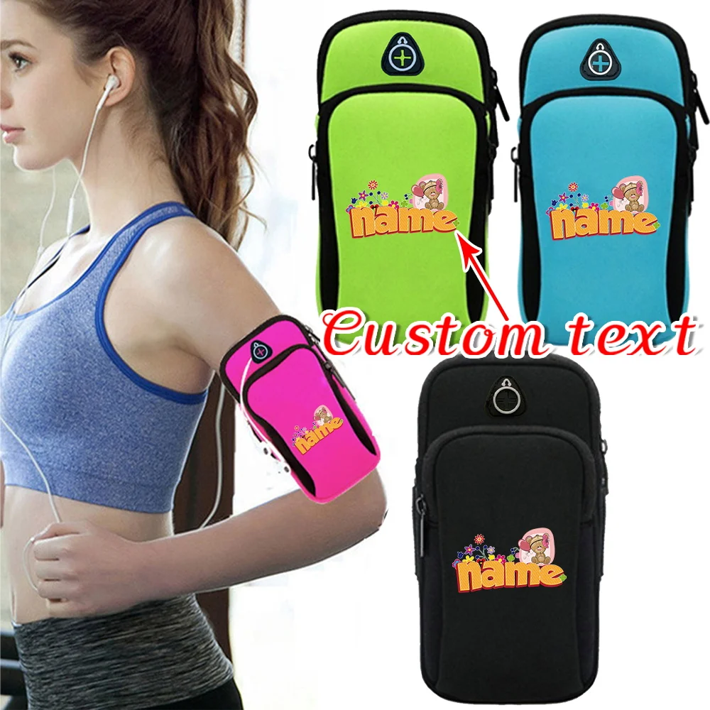 

Customized Name Arm Strap Sports Phone Bag Running Arm Strap Phone Bag Waterproof Customized Product