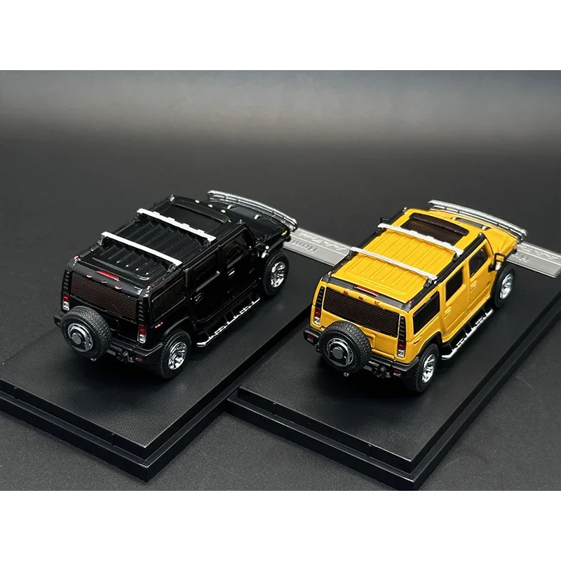 Lulu 1:64 h2 suv druckguss diorama auto modell sammlung miniatur spielzeug