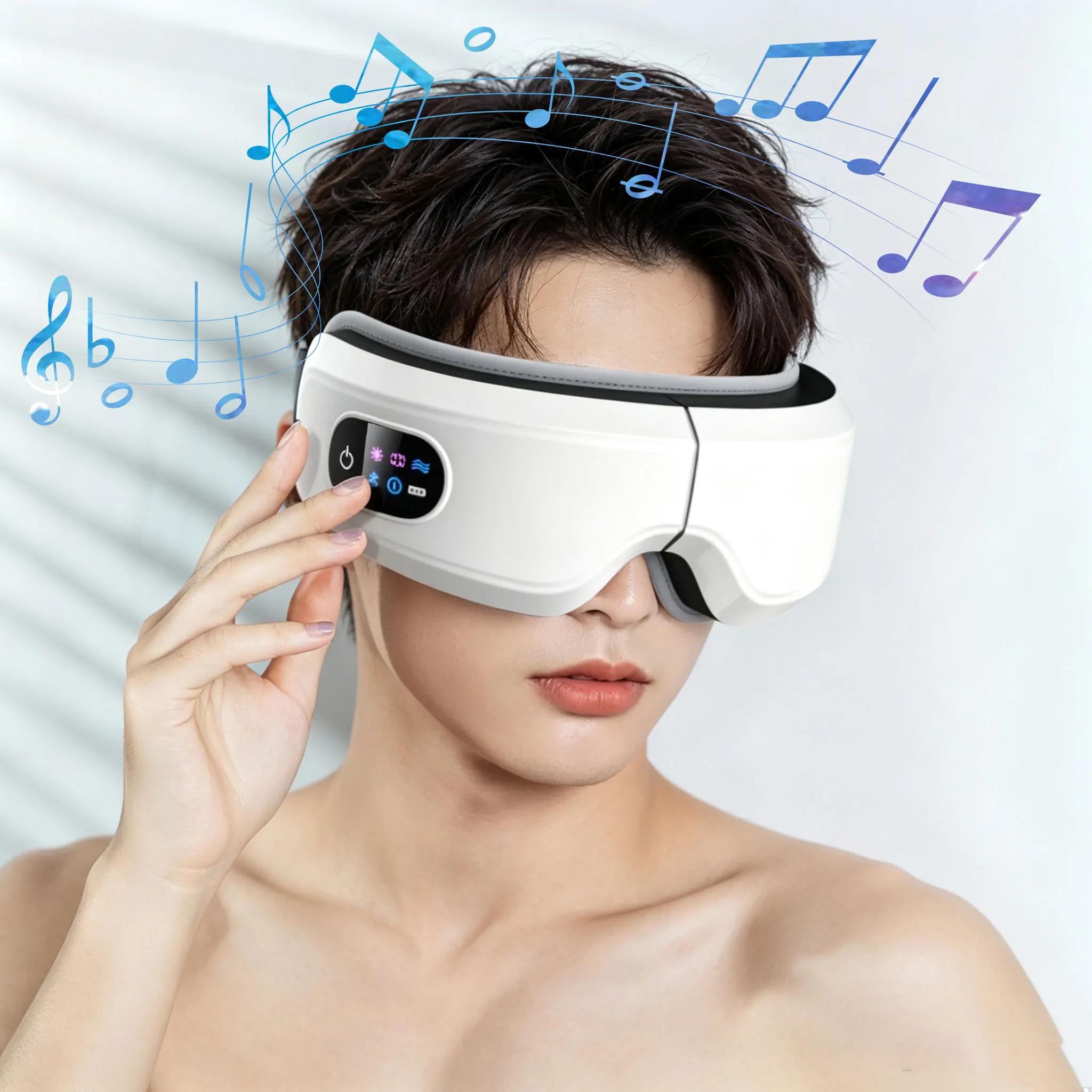 Smart Eye Massager Airbag Compress Beauty Eyes Massage Care Relax Fatigue Instrument Bluetooth Music Eye Massage Glasses Eye
