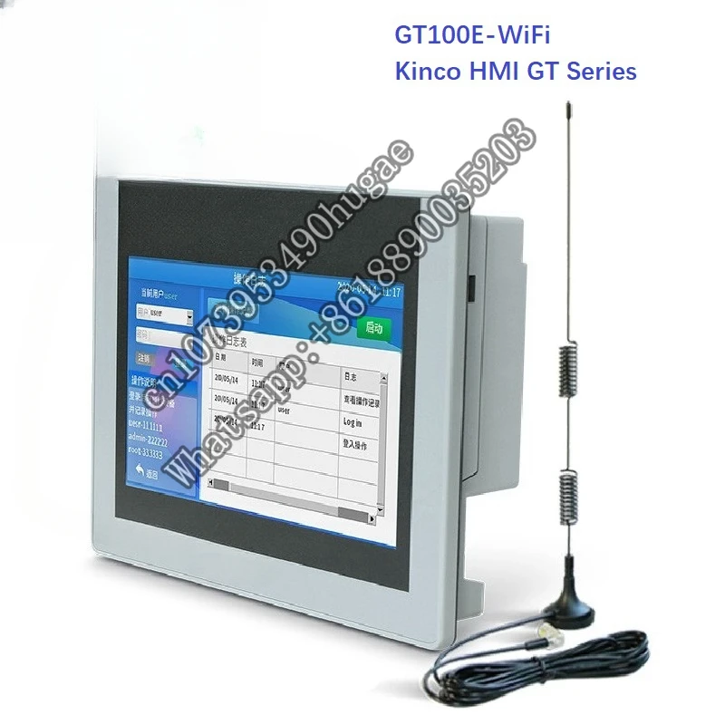 10.1 Inch Kinco Automation Series  Touch Screen HMI GT100E-WiFi Freescale Industrial CPU ARM RISC 32Bit 800 MHz