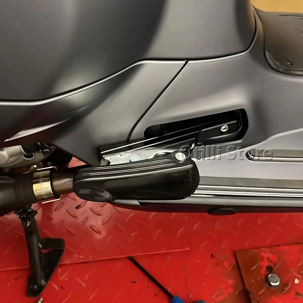 Extensões de Apoio de Pé para Passageiro, Pedaleiras Estendidas para Vespa GT GTS 300 GTV 60 125 200 250 300 300ie, Acessórios para Motocicletas Vespa