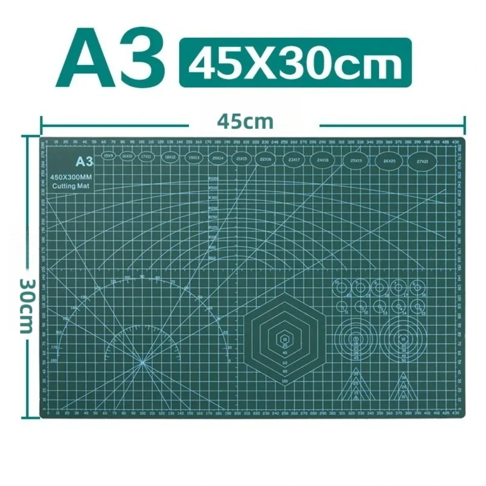 A2-A5 Cutting Pad Large Handmade Set Desktop Rigid Graphic Cutting Paper Soft Desk Pad Double-sided Carving DIY Special Pad