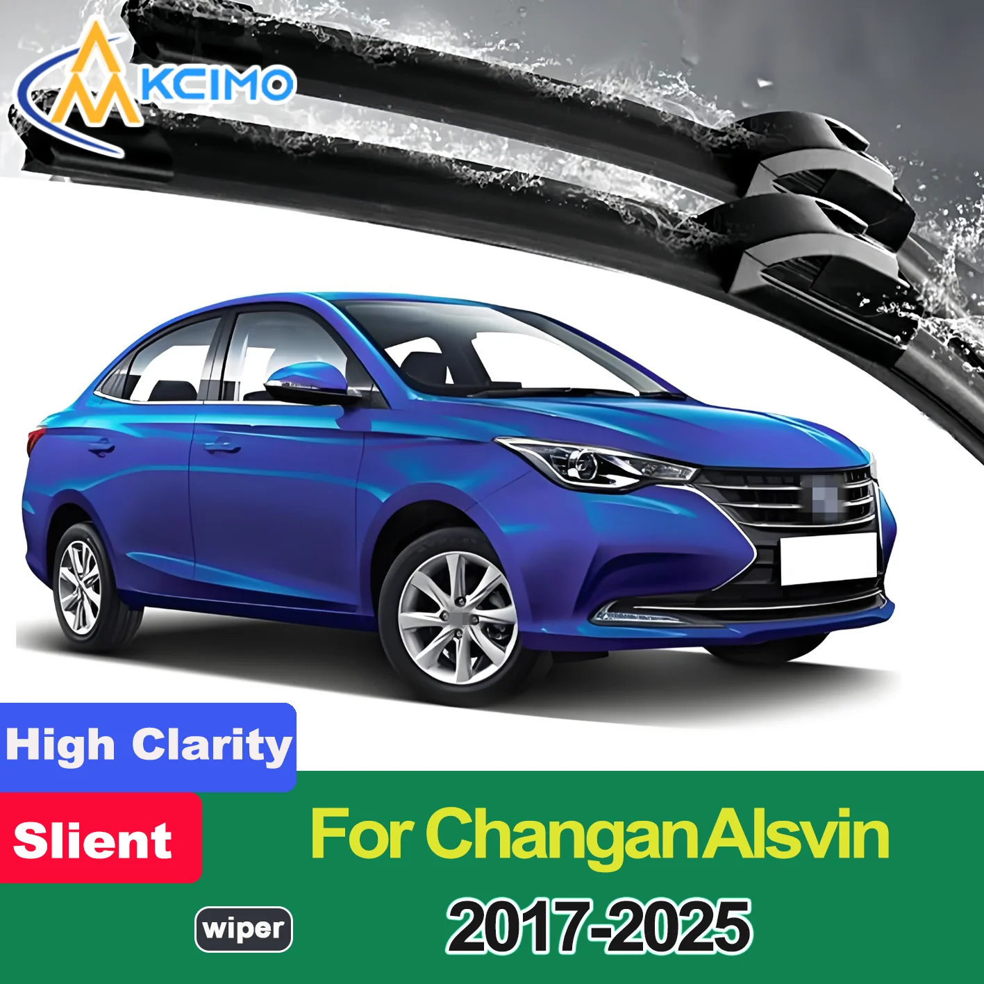 

2PCS New Front Windshield Wiper Blade for Changan Alsvin 2017-2025 Front Windshield Auto Wipers Blade Accessories 2025 2024 2023