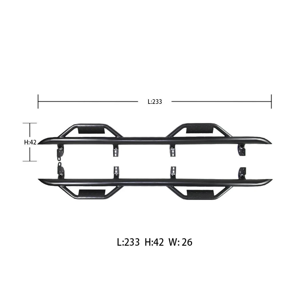 

Wholesale Car Bumper Refitted Body Parts Running Board For Toyo ta Tundra 2014-2022