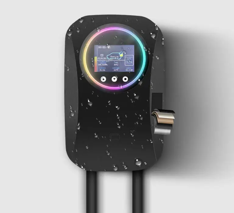 Smart Fast Ac Single-Phase Three-Phase 16a 32a 7KW 11KW 22KW Level 2 Type 2 Wallbox Electric Car 11kw 22kw Ev Charger