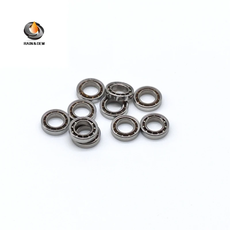 

10PCS Open Type Deep Groove Ball Bearings 681K 1x3x1 mm High Precision Low Noise For Precision Instruments and Equipment