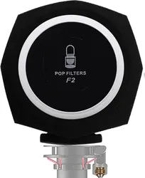 G-MARK F2 Microphone Wind Shield Pop Filter Isolation Ball Acoustic For Record Studios Mic Sound-Absorbing Foam Five-sided Seal