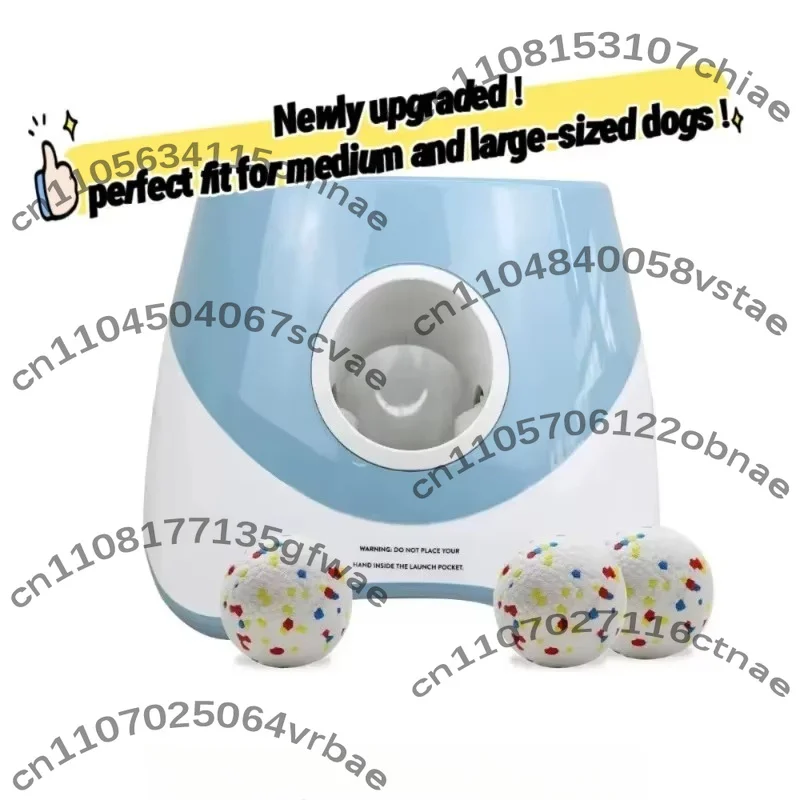 Upgraded Automatic Ball Launcher for Medium/Large Dogs - Rechargeable Tennis Ball Thrower with Interactive Pinball Design | USB