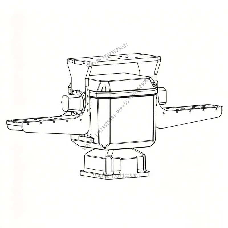 20~40Kg high-precision pan tilt head, servo motor harmonic drive structure design, RS422 interface suppor Pelco protocol