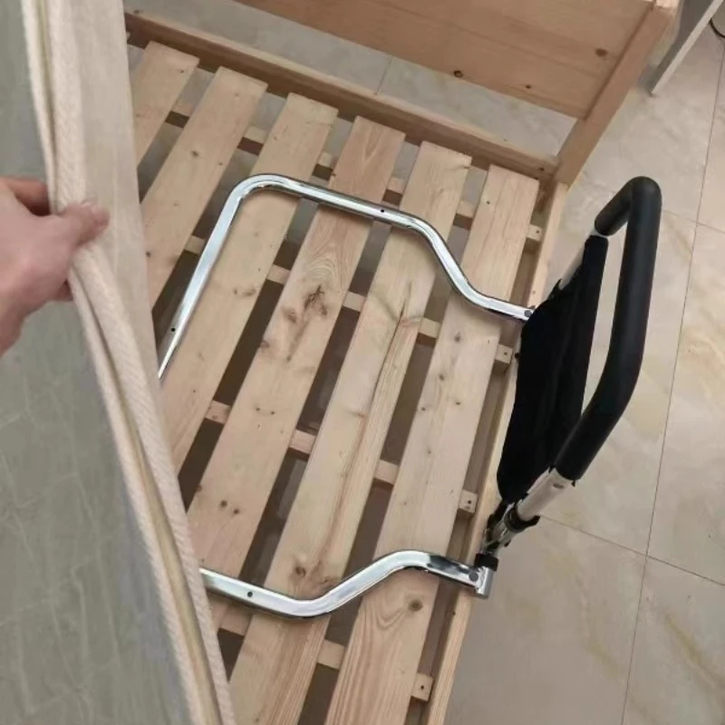 ,Adjustable Height Mobility Handle,‌Healthcare-Grade Bed Assist RailNo-Drill Retractable Support,AntiFall Bed Safety GuardSystem