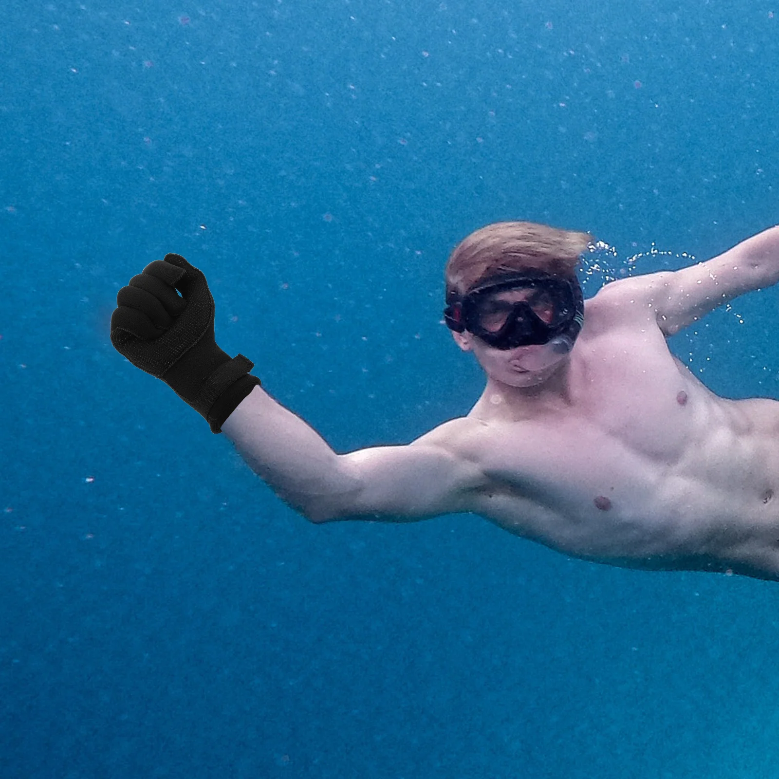 

1Pair Anti-Slip Diving Gloves Black Size L Warm Snorkeling Mittens Non-Slip Protective Gloves for Swimming Scuba Kayaking