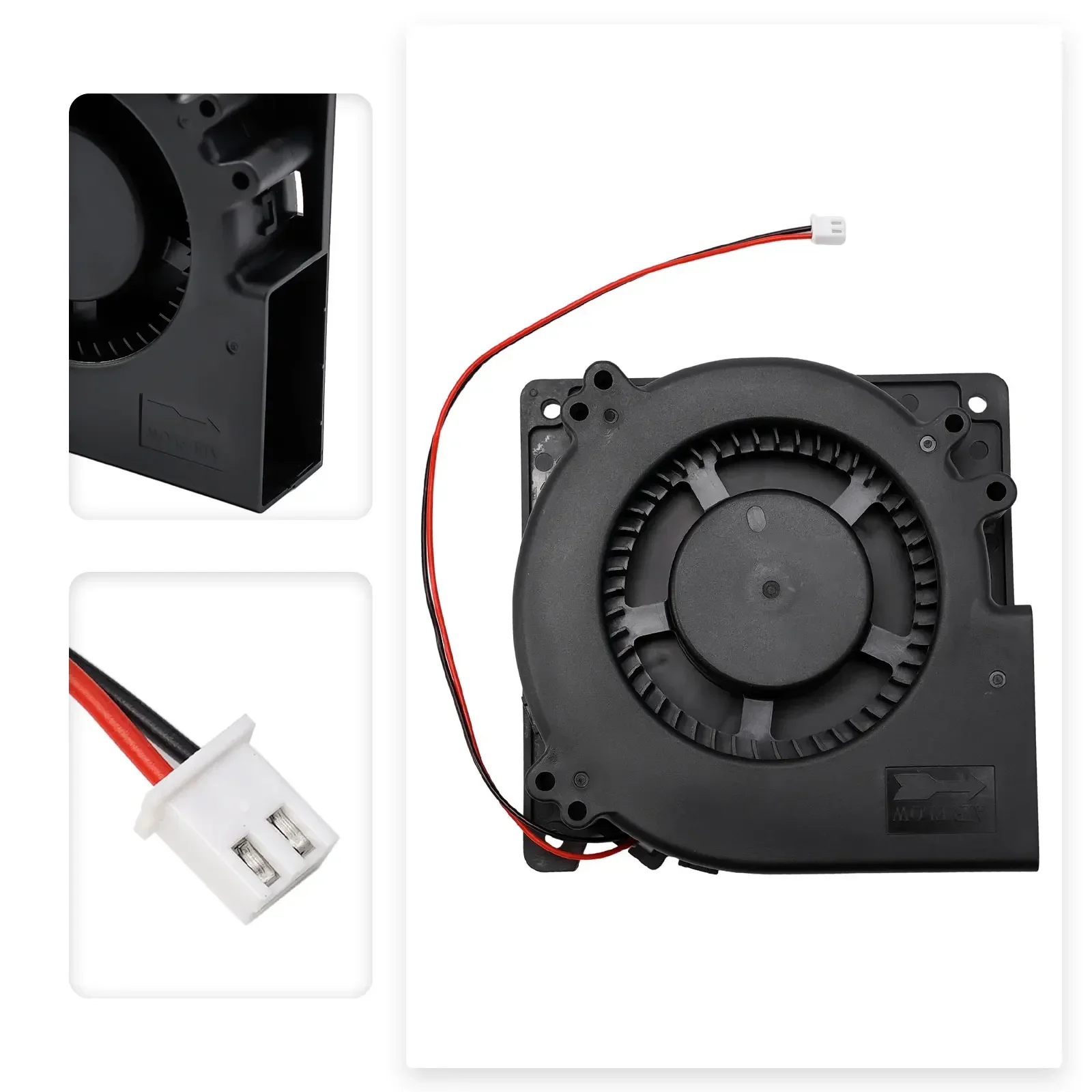 قم بإزالة الحرارة بكفاءة وتحسين التبريد مع 12032 كرة مزدوجة DC5V12V24V مروحة كبيرة الحجم لشواية توربو منفاخ