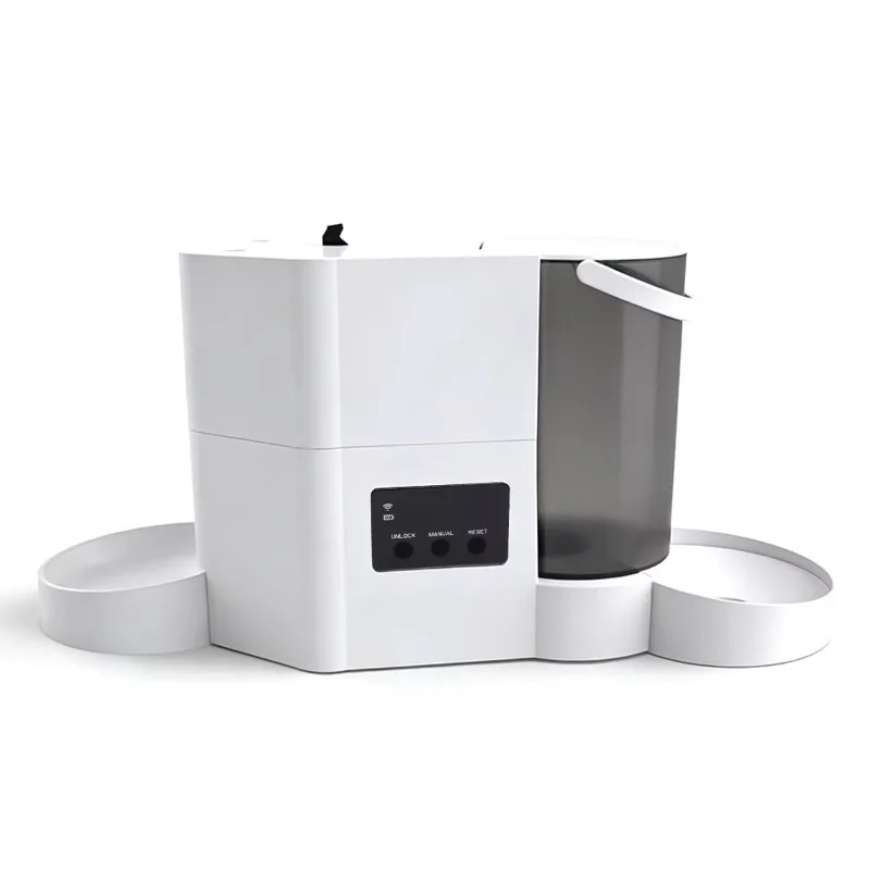 Automatic Water & Food Feeder All-in-one Machine for Cats & Dogs with APP Remote Control and Dual Power Supply