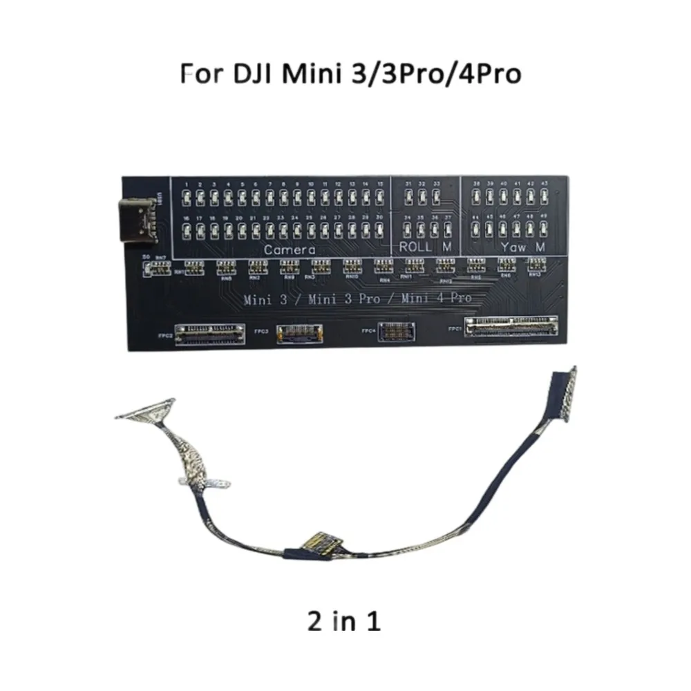 Nowa płytka testowa kabla sygnałowego gimbalu PTZ do DJI Mini 3/3Pro/4Pro, linia sygnałowa kamery, koncentryczny przewód elastyczny, narzędzie do testowania linii transmisji. — zdjęcie produktu 3