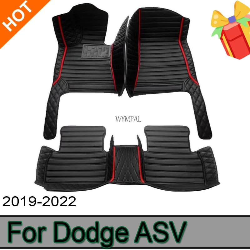 

Car Floor Mats For Dodge ASV Ram 1500 DT 2019~2022 Anti-dirt Carpets Leather Floor Mat Rugs Pad Interior Parts Car Accessories