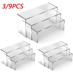 3Pcs Acrylic Display Stand Acrylic U Shape Display Stand Durable Lightweight Cupcake Holder in Different Sizes for Candy Cupcake
