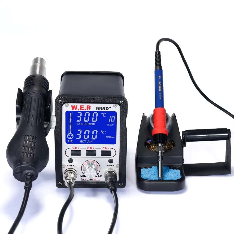 Welding  hine Hot air Desoldering WEP 995D+ Soldering Iron Rework Station