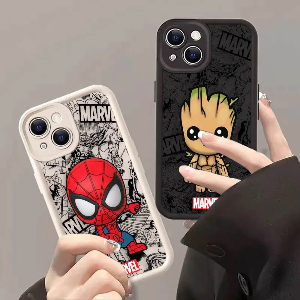 Spider Man Groot Iron Man Phone Case Cover For SAMSUNG A30 A24 A23 A22 A21 A20 A16 A15 A14 A13 A12 A04 F42 F12 M22 M12 S LTE 5G