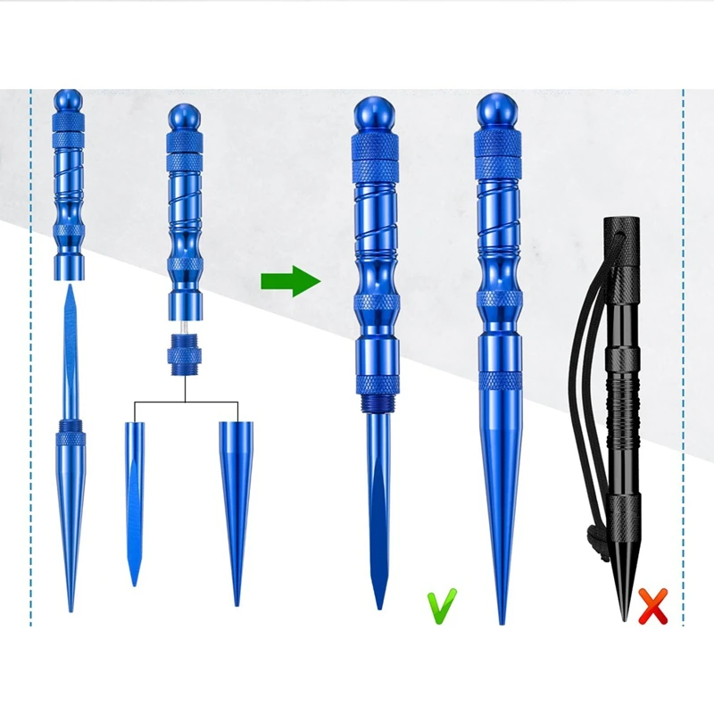 Paracord Knotter Tools Lacing Needles Paracord Tools DIY Weaving Lacing Stitching Needles And Smoothing Tool