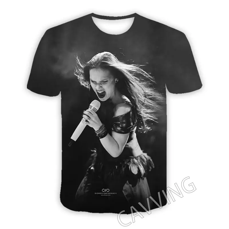 New Fashion Women/Men's 3D Print  Tarja Turunen  Casual T-shirts  Hip Hop Tshirts Harajuku Styles Tops Clothing   T02