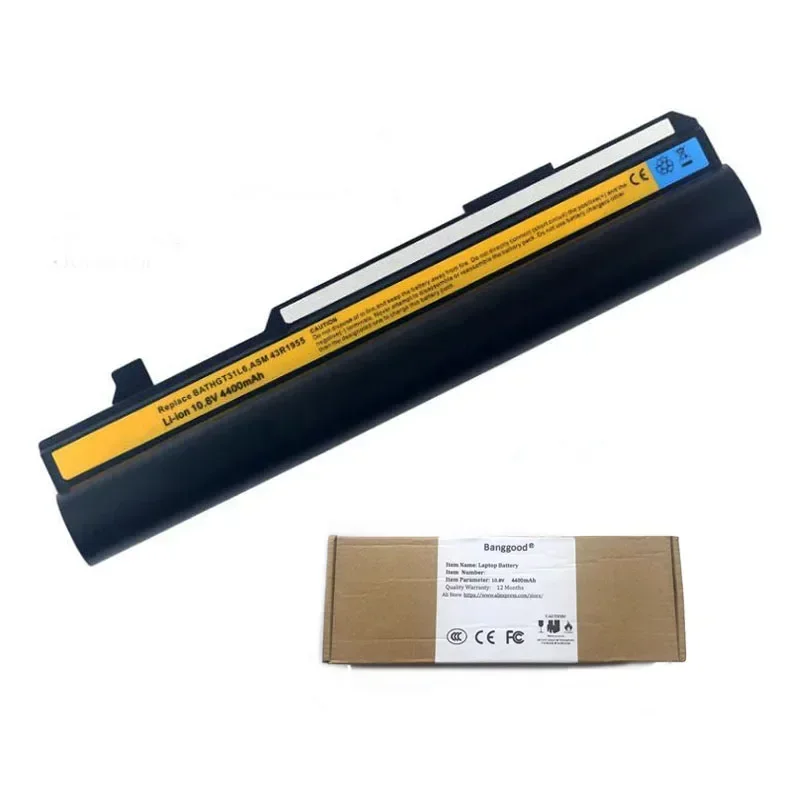 4400mAh 121TO010C BATHGT31L6 ASM 43R1955 Laptop Battery for LENOVO F40 F40A F40M F41 F41A F41G F41M F50 Y400 Y410 Y410a 121TS040