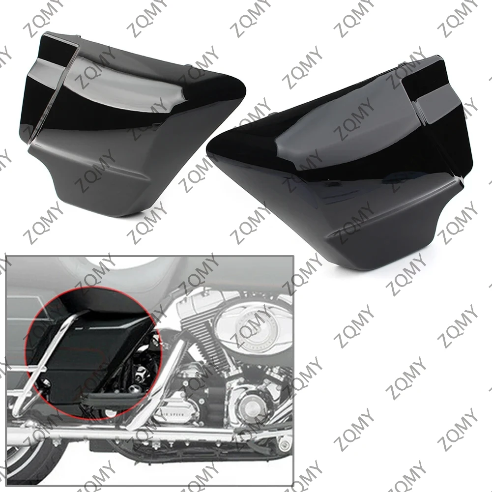 

Gloss Black Motorbike Stretched Side Cover Panels For Harley Davidson Touring Electra Road Glide Road King 2009-2022