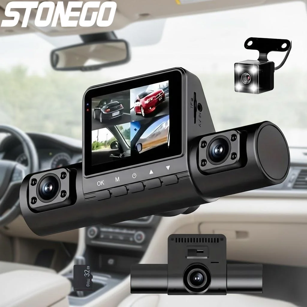 

1080P Full HD Dash Cam Wide Angle Loop Recording IPS Screen Car DVR Camera Laptop Compatible