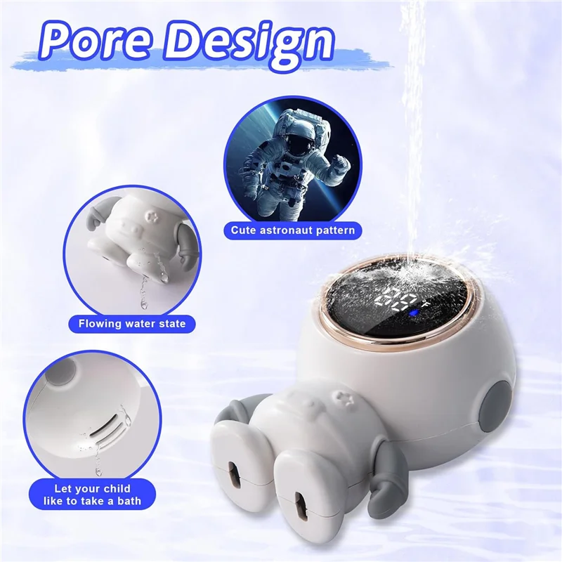 Termómetro de baño A70P, termómetro de bañera infantil 2 en 1 con pantalla LED táctil, termómetro de agua Digital con temperatura, Dur