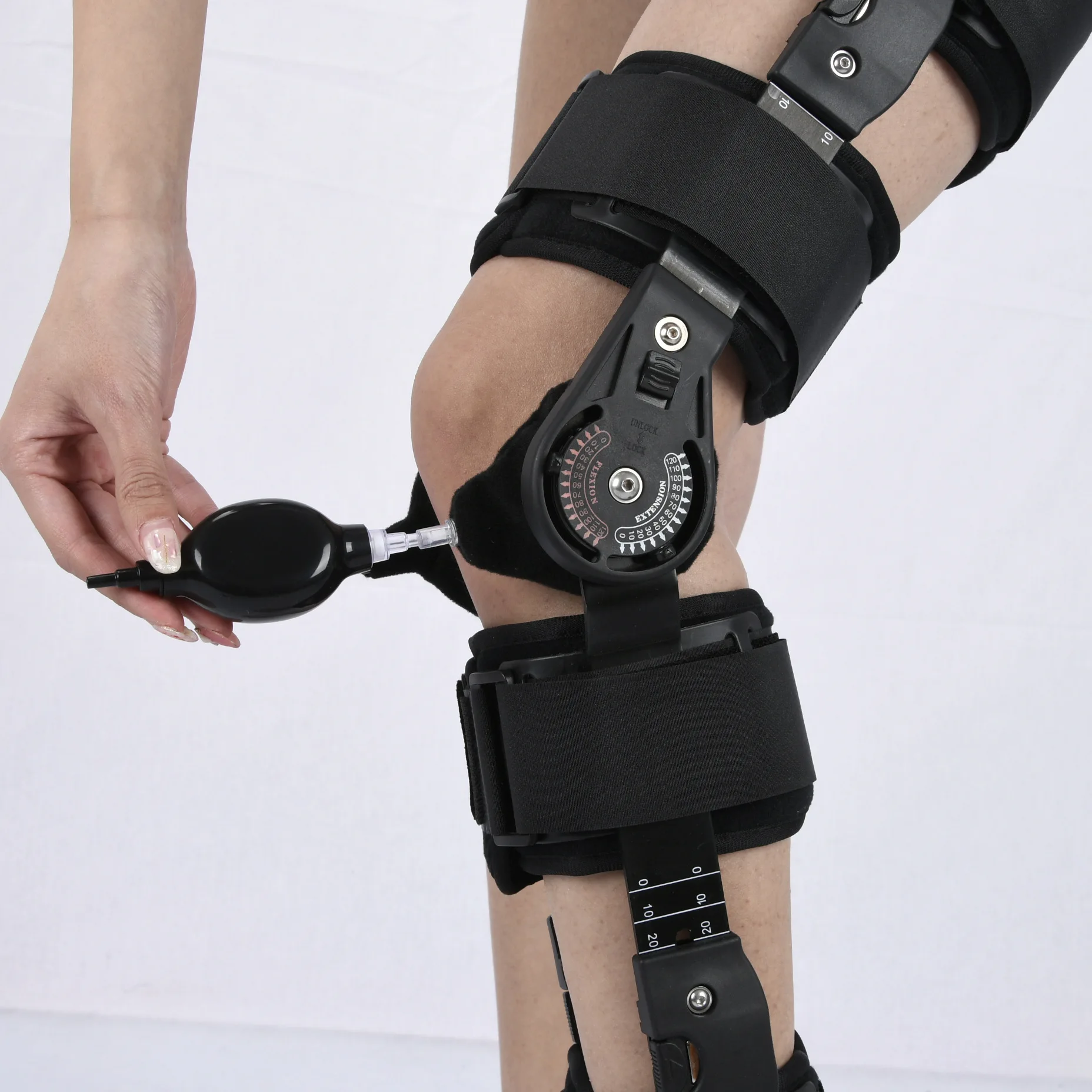 

Length Adjustable Knee Joint Fixation Brace Knee Damage Brace Bracket Can Be Equipped with Shoulder Strap Patella Device