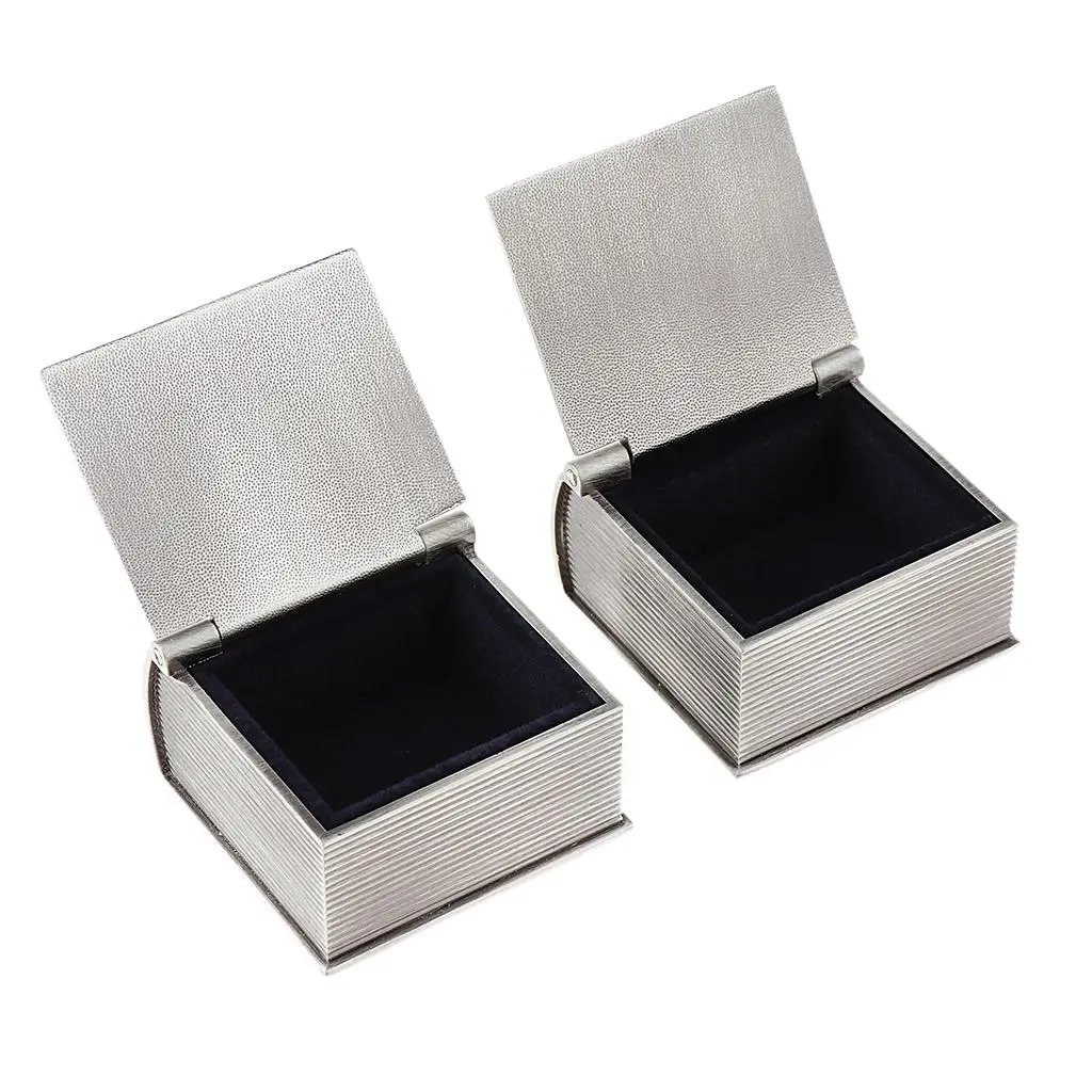 Baby Gifts Personalized Style Antique Silver Metal Keepsake Tooth Curl Trinket Box for New Baby Christening and Party Use