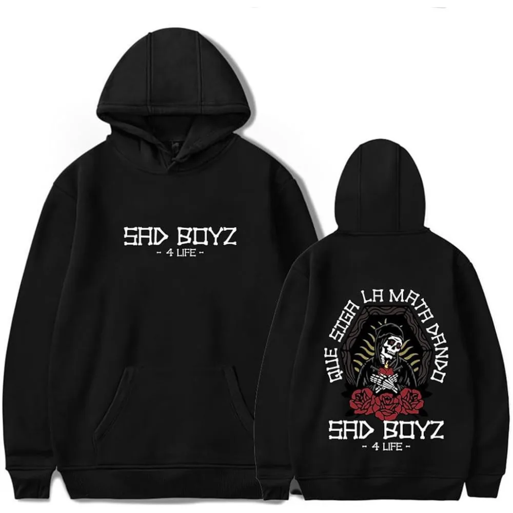 

Junior H Sad Boyz 4 Life Album Merch Hoodies Unisex Hooded Sweatshirt Casual Clothing