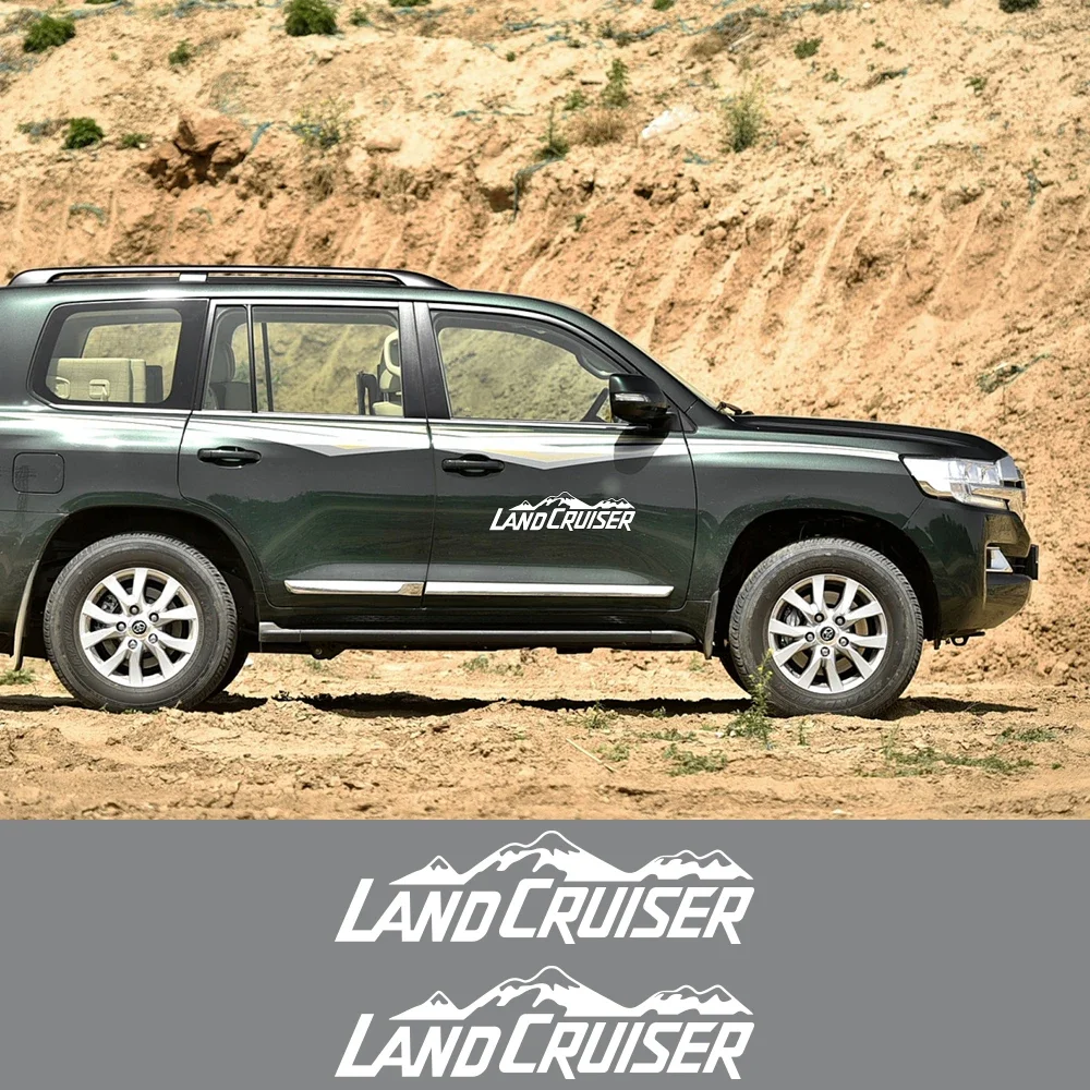 

Автомобильные боковые наклейки, автомобильная виниловая наклейка, аксессуары для Toyota Land Cruiser Prado 120 150 IC70 IC76-IC79 IC100 IC200 Fj40 Kdj 120
