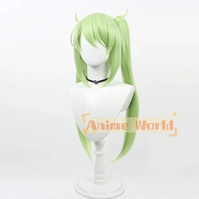 2 Types Blue Archive Tachibana Hikari Cosplay Wig Green Synthetic Hair Heat Resistant Halloween Carnival Role Play Party view 4